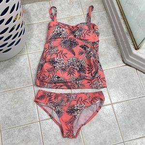 Motherhood maternity tankini swim suit size small